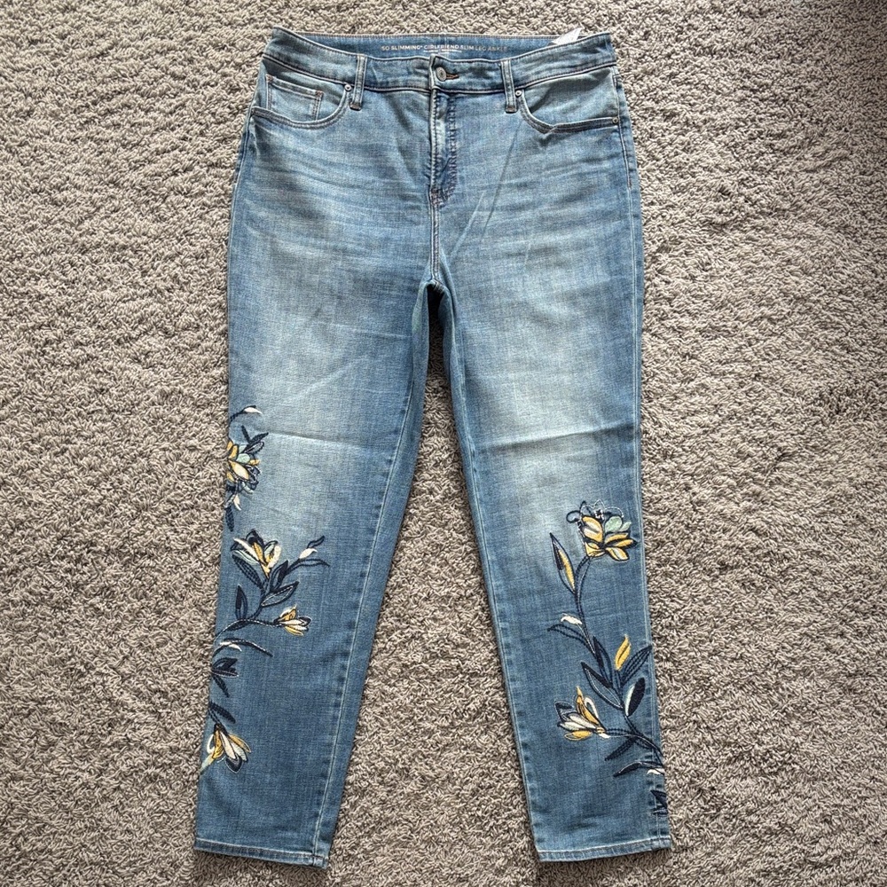 Chico's So Slimming Girlfriend Slim Leg Ankle Jeans - Picture 2 of 12
